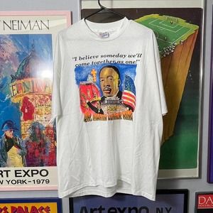 Vintage 90s Martin Luther King Jr Speech Tee - SIZE 2XL
